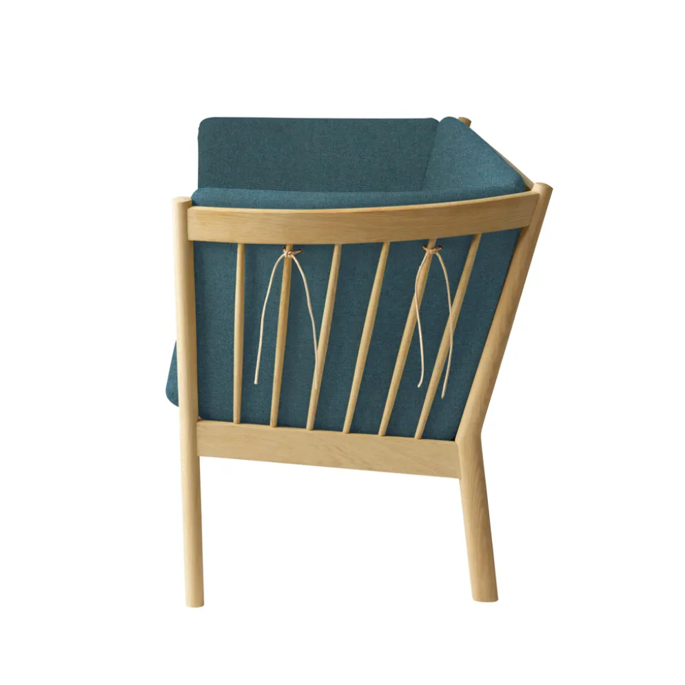 FDB Møbler J149 Sofa 3-Sitzer Eiche lackiert Green