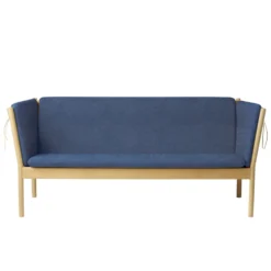 FDB Møbler J149 Sofa 3-Sitzer Eiche lackiert Dark Blue