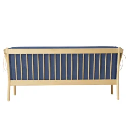 FDB Møbler J149 Sofa 3-Sitzer Eiche lackiert Dark Blue