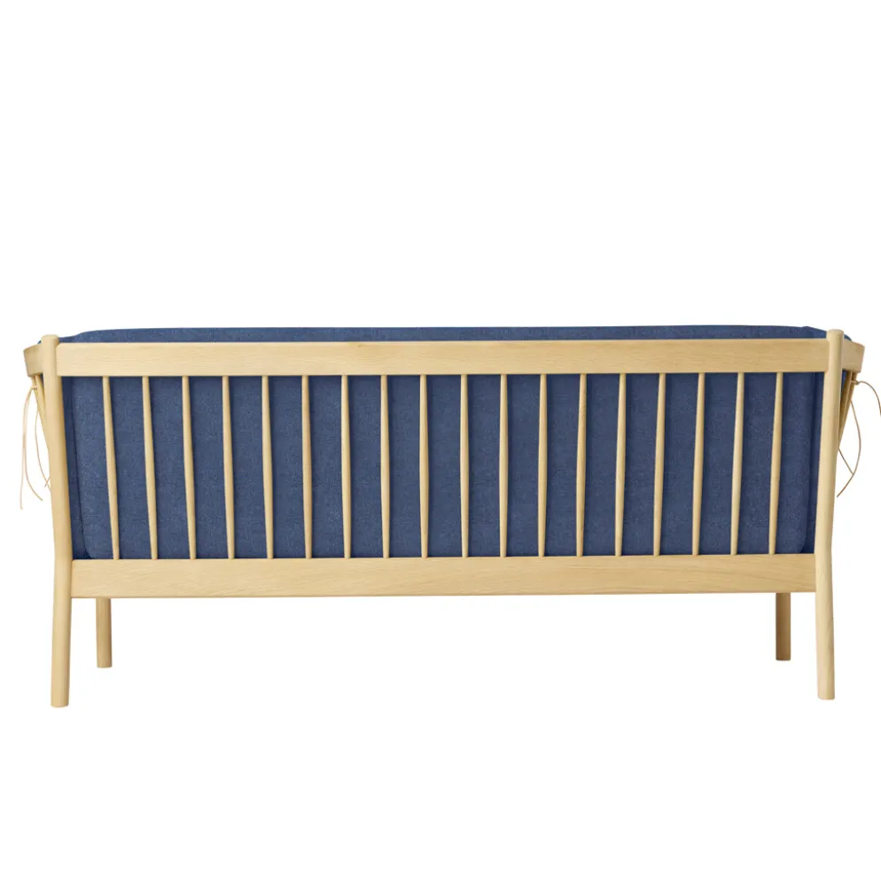 FDB Møbler J149 Sofa 3-Sitzer Eiche lackiert Dark Blue