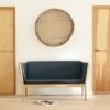 FDB Møbler J148 Sofa 2-Sitzer Eiche lackiert Dark Grey