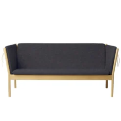 FDB Møbler J149 Sofa 3-Sitzer Eiche lackiert Dark Grey