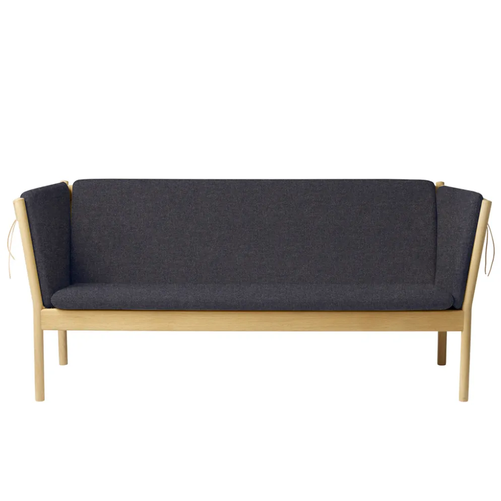 FDB Møbler J149 Sofa 3-Sitzer Eiche lackiert Dark Grey