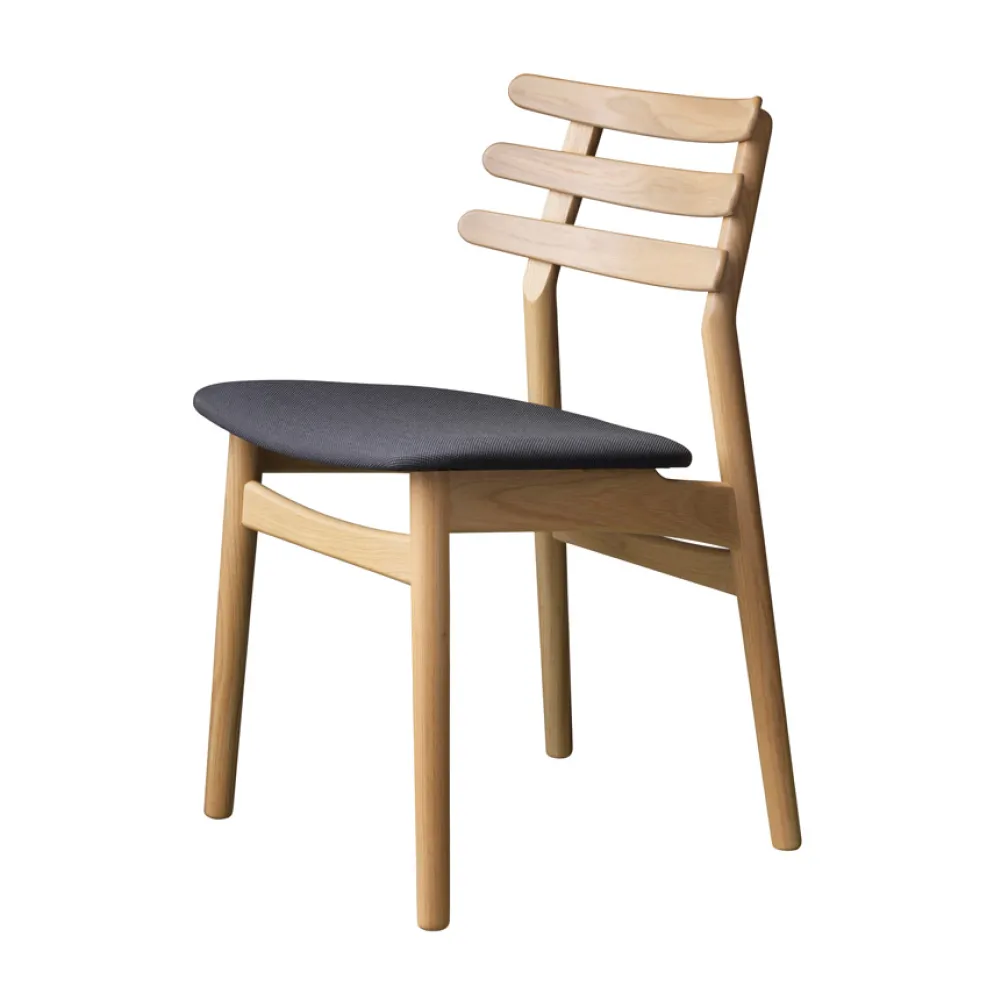 FDB Møbler J48 Stuhl Breeze Fusion Natur/Anthrazit