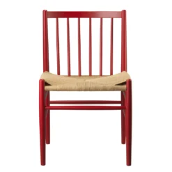 FDB Møbler J80 Stuhl Buche Ruby Red