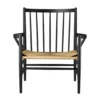 FDB Møbler J82 Stuhl Buche Schwarz/Natur Nordic Swan Ecolabel