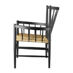 FDB Møbler J82 Stuhl Buche Schwarz/Natur Nordic Swan Ecolabel