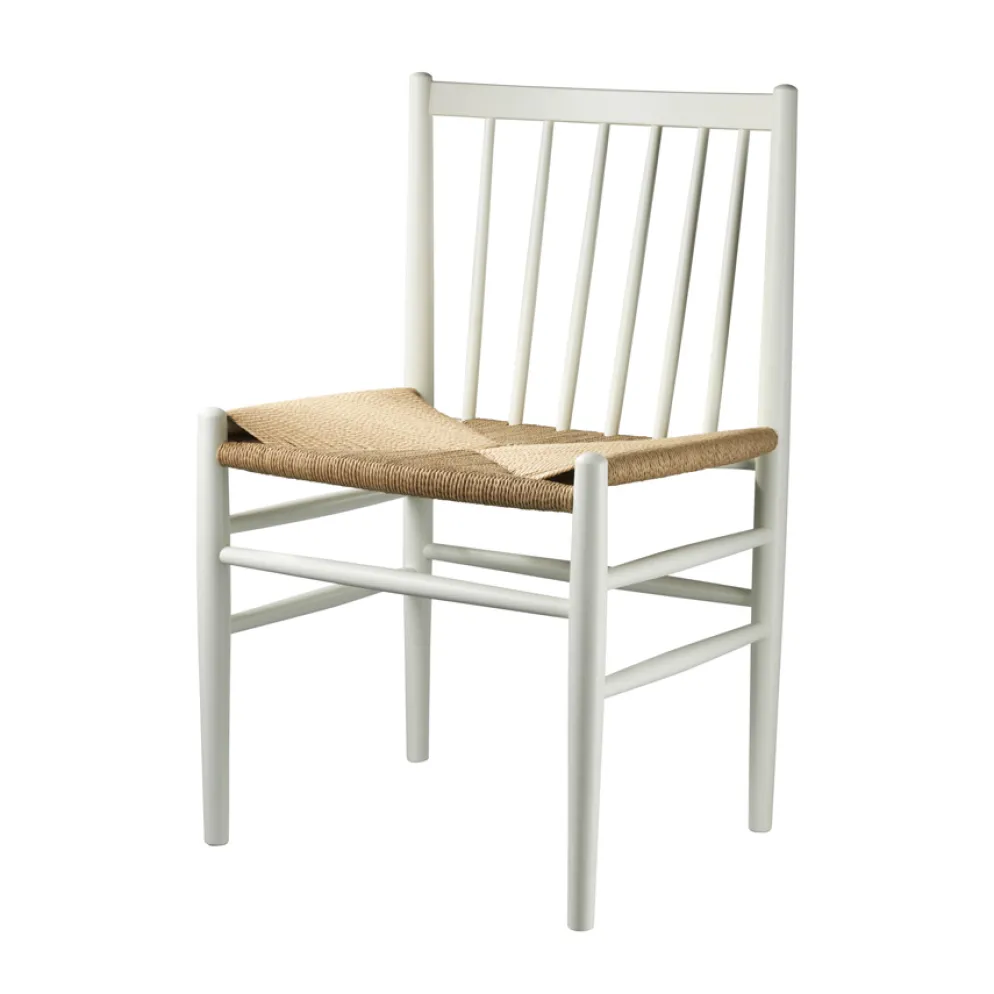 FDB Møbler J80 Stuhl Buche Weiß Nordic Swan Ecolabel