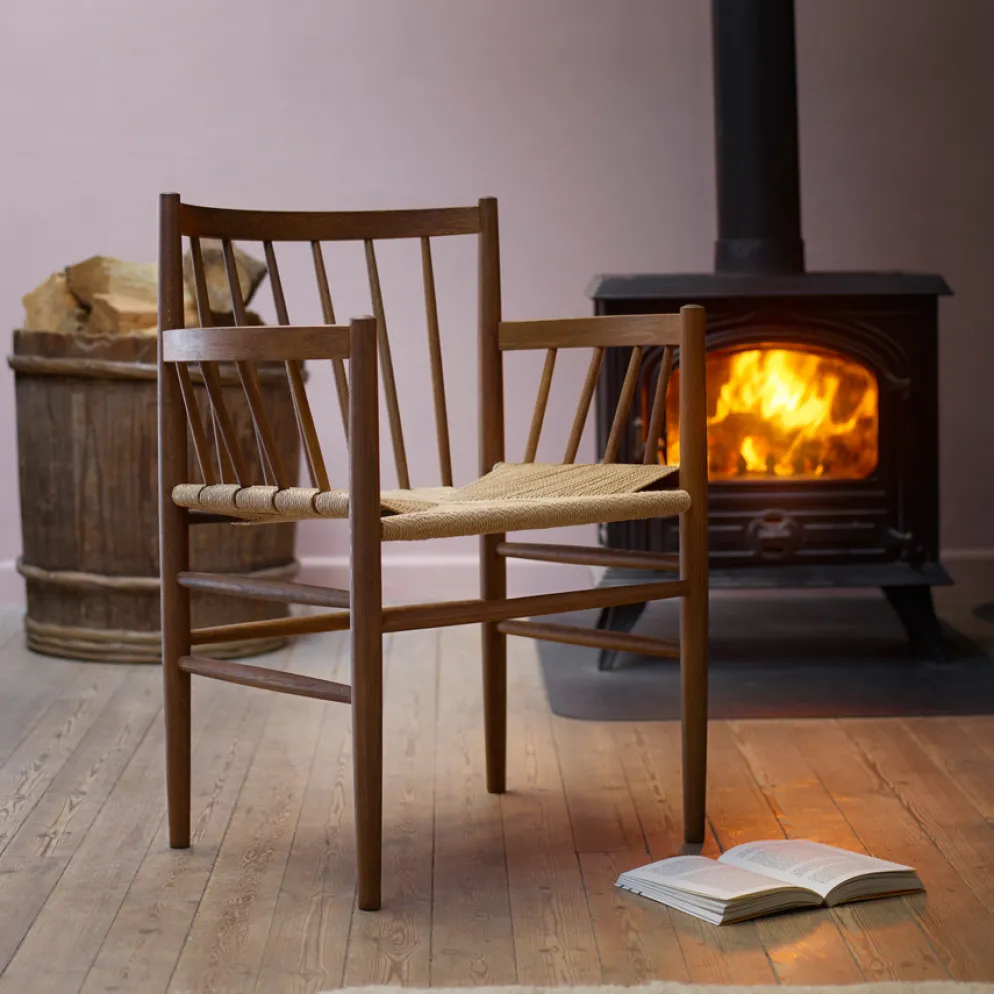 FDB Møbler J81 Stuhl Eiche lackiert Nordic Swan Ecolabel