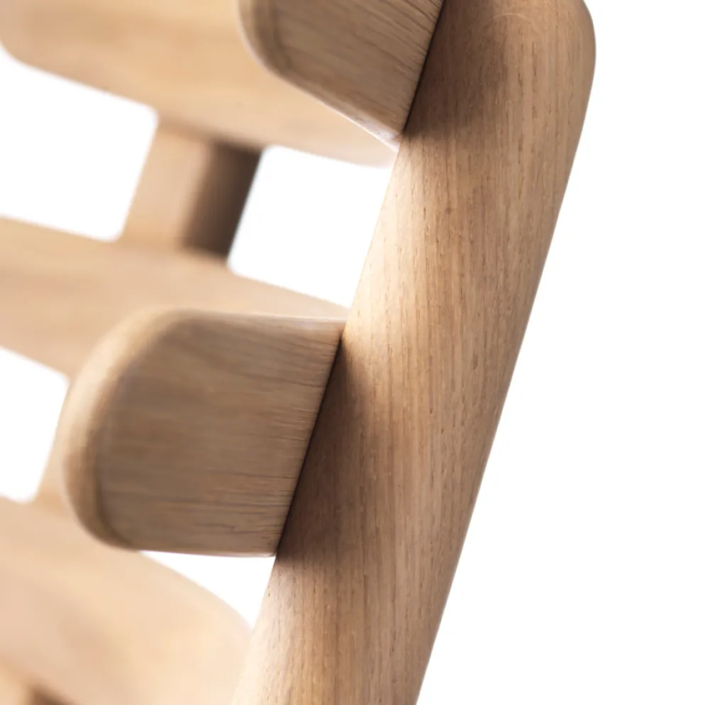 FDB Møbler J48 Stuhl Natur/Natur Furniersitz