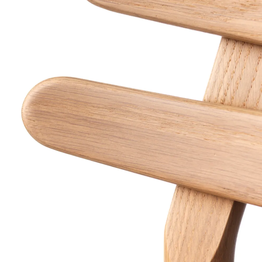 FDB Møbler J48 Stuhl Natur/Natur Furniersitz