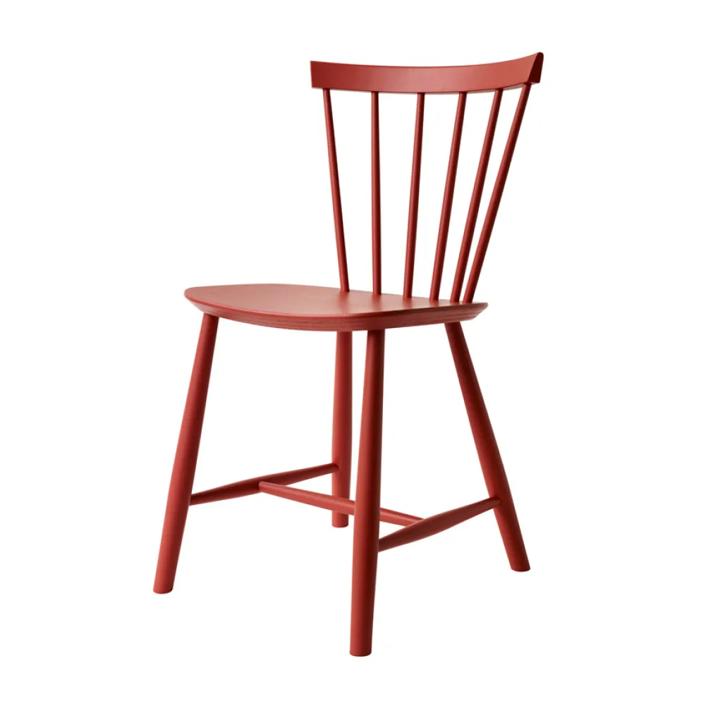FDB Møbler J46 Stuhl Rot