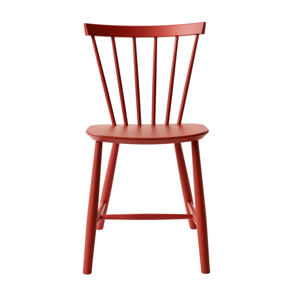 FDB Møbler J46 Stuhl Rot