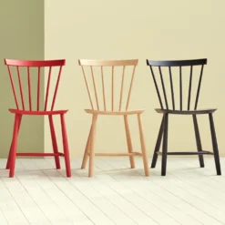 FDB Møbler J46 Stuhl Rot