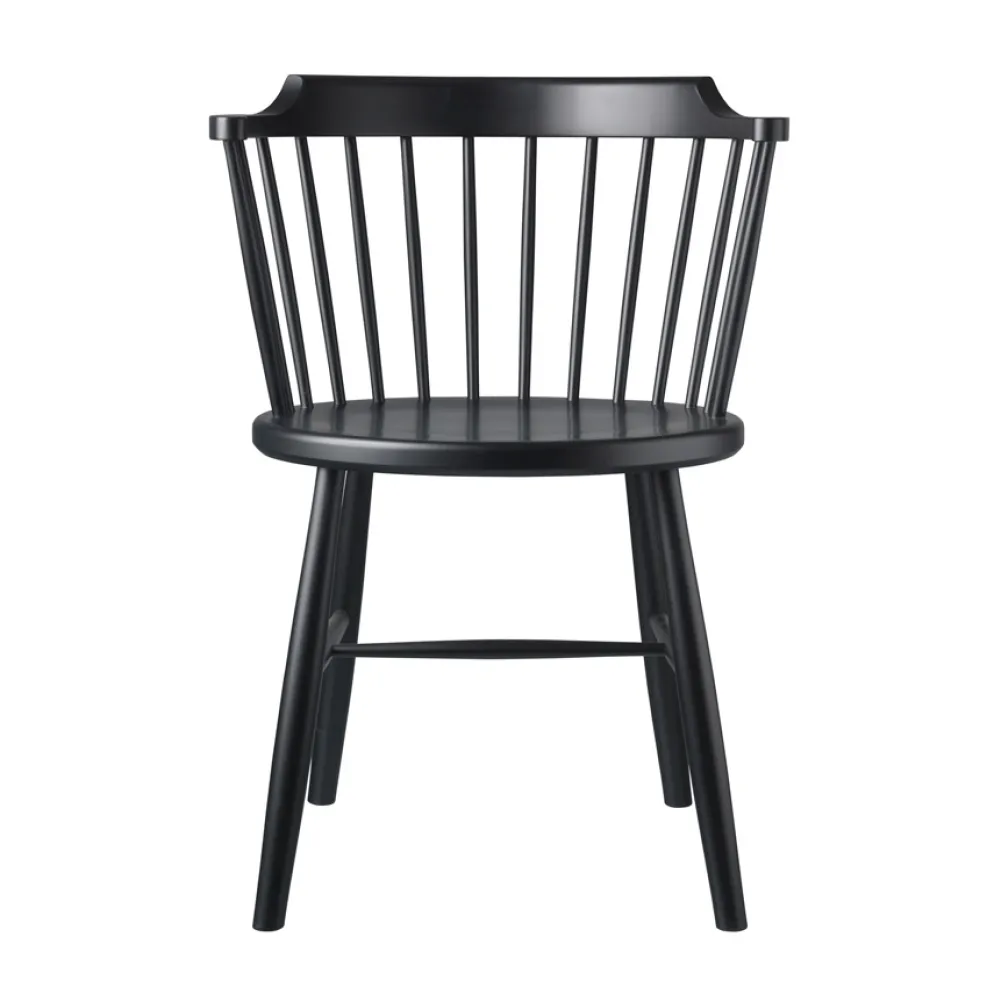 FDB Møbler J18 Stuhl Schwarz