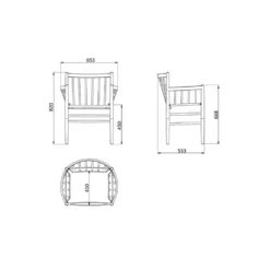 FDB Møbler J81 Stuhl Schwarz/Natur Nordic Swan Ecolabel