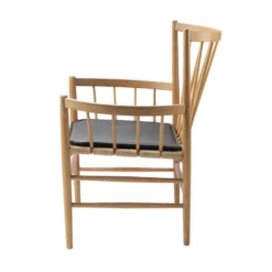 FDB Møbler R5 - Nøje Stuhlkissen Schwarz 57 cm