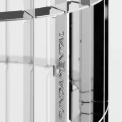 FUNDAMENTAL.BERLIN Vase Gravity L Edelstahl