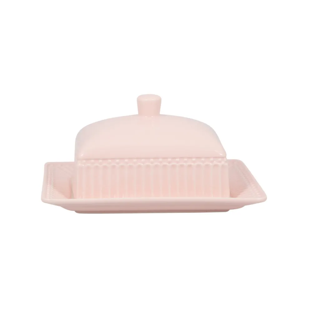 GreenGate Butterdose Alice pale pink Medium