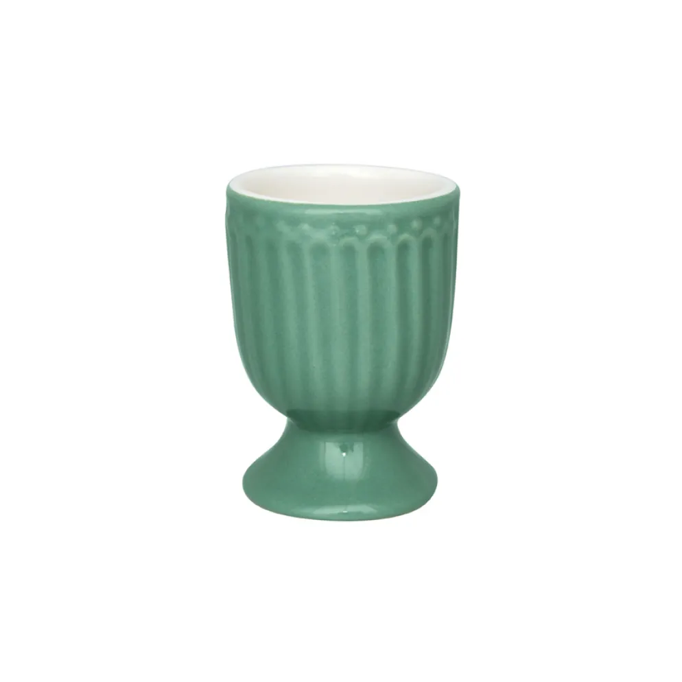 GreenGate Eierbecher Alice Dusty Green