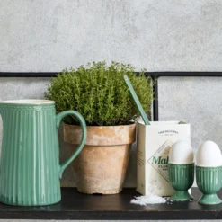 GreenGate Eierbecher Alice Dusty Green
