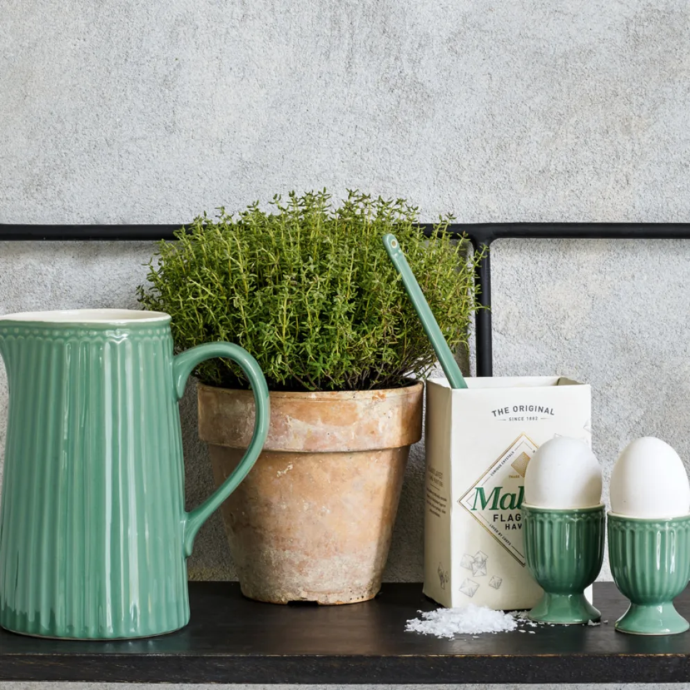 GreenGate Eierbecher Alice Dusty Green