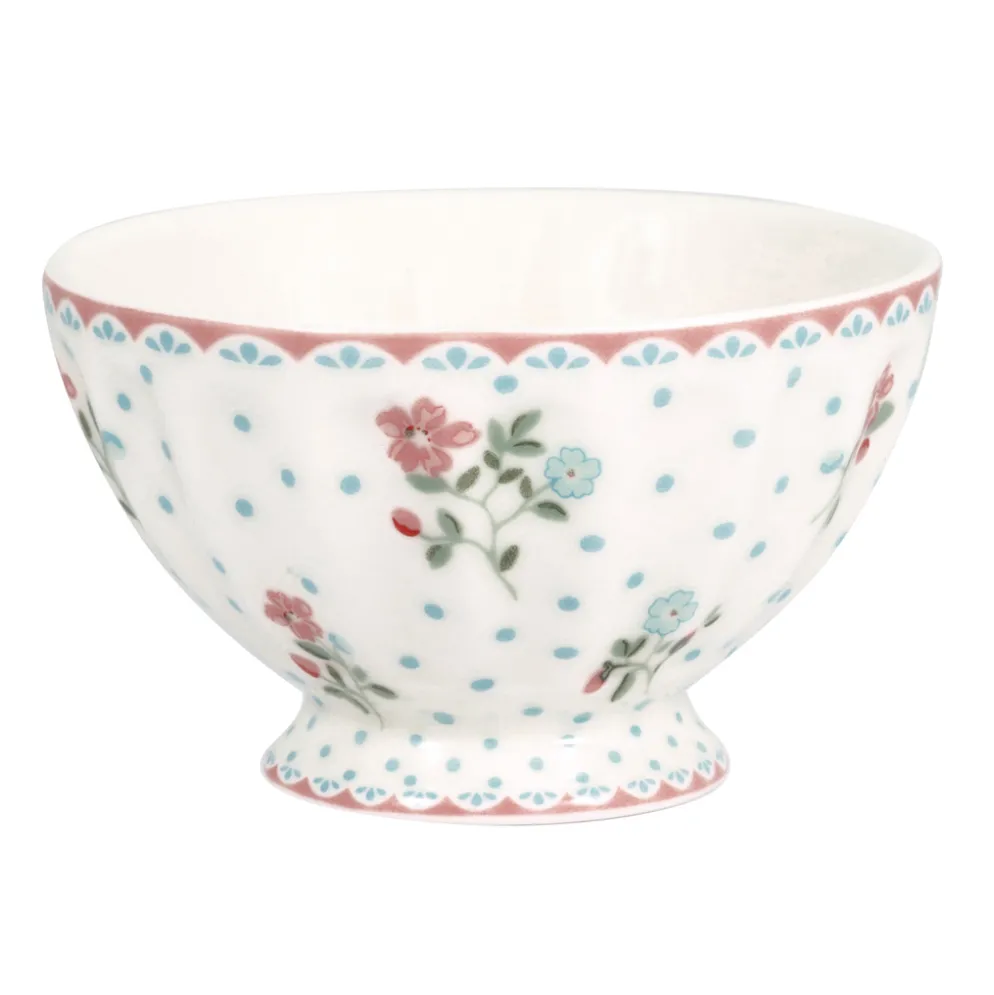 GreenGate French Bowl Schüssel medium Celia white