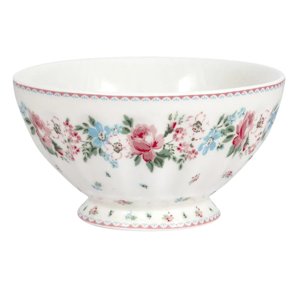 GreenGate French Bowl Schüssel XL Clara white