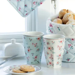 GreenGate French Latte Cup Becher Sila white
