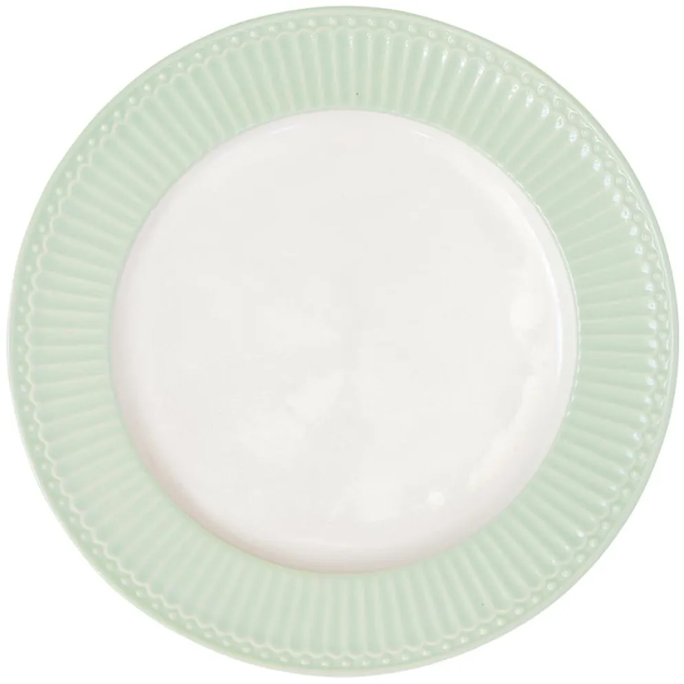 GreenGate großer Porzellan Teller Alice Pale Green 26 cm