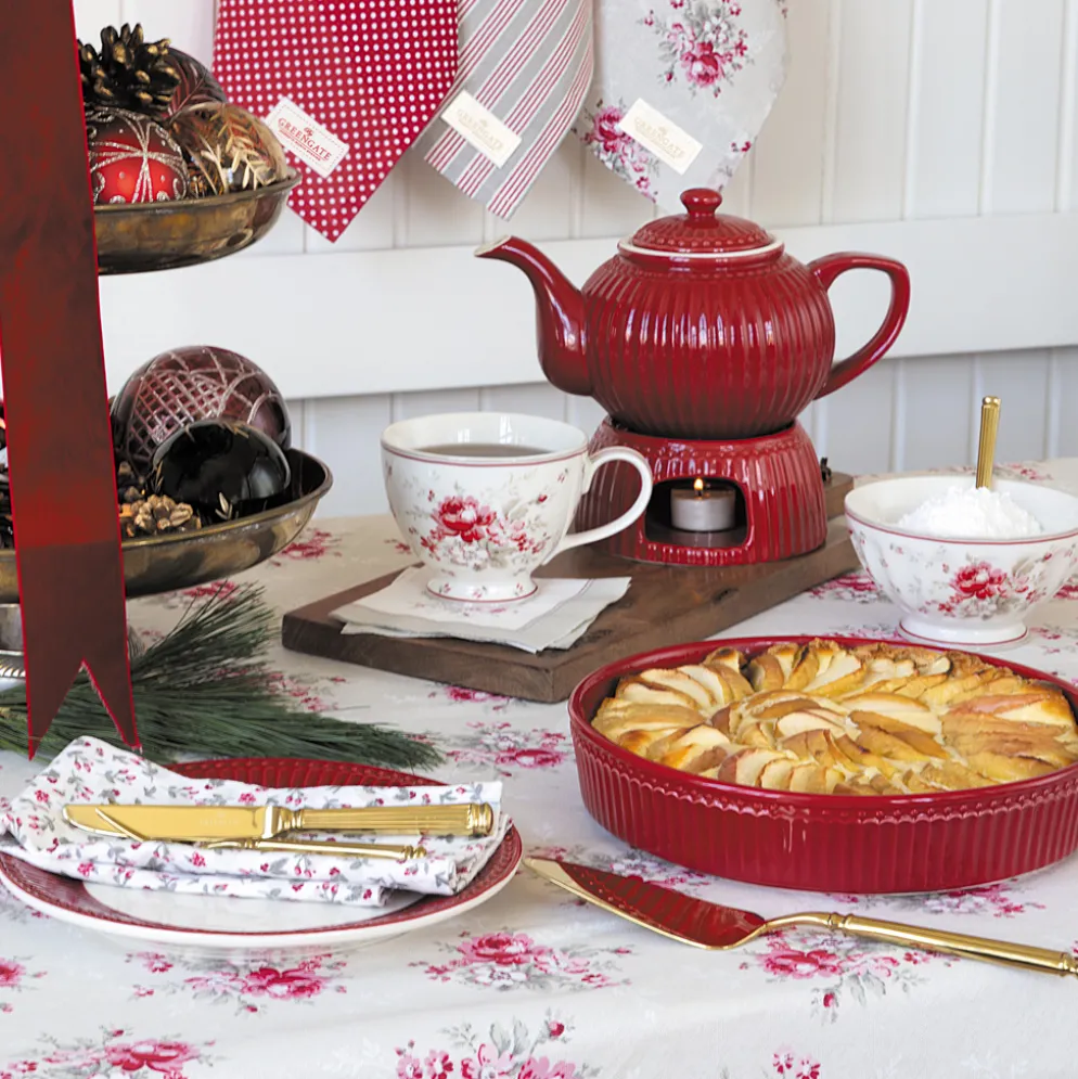 GreenGate Kuchenform Alice dusty green