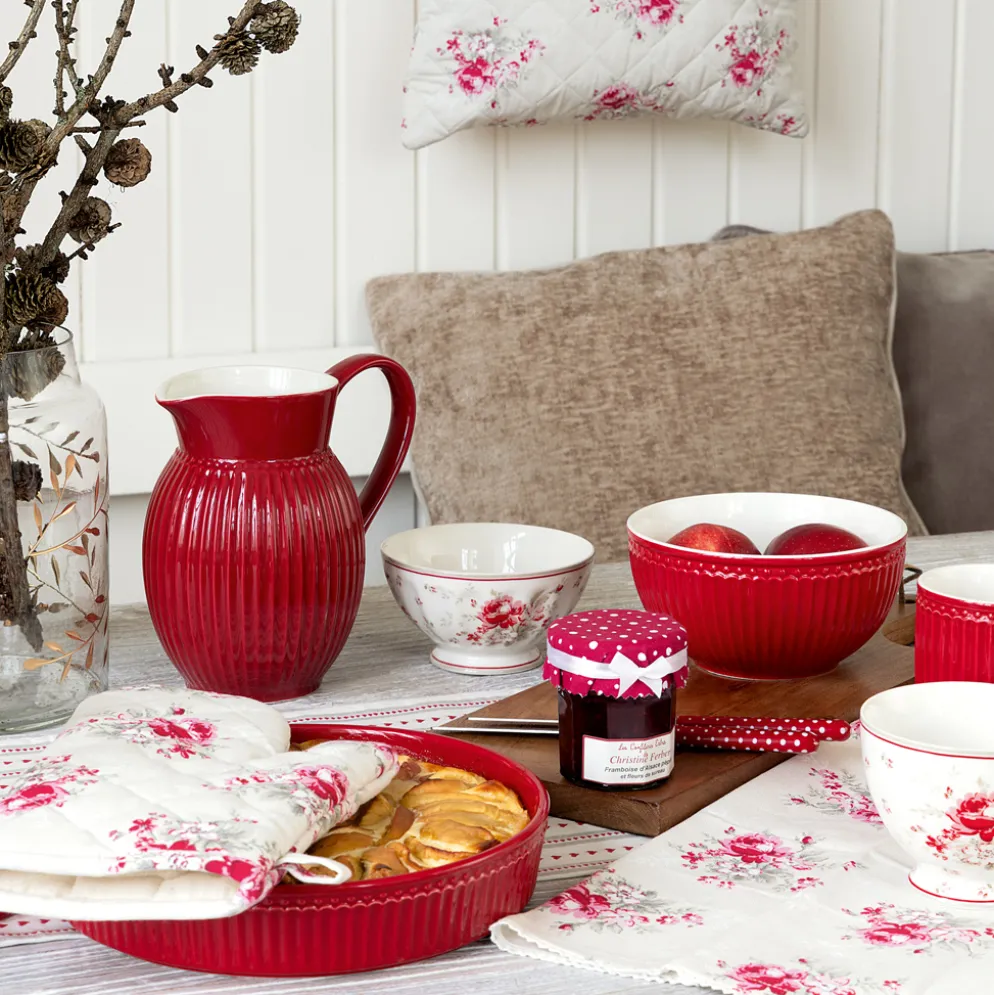 GreenGate Kuchenform Alice dusty green