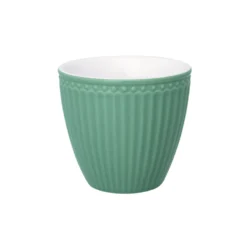GreenGate Latte Cup Becher Alice Dusty Green