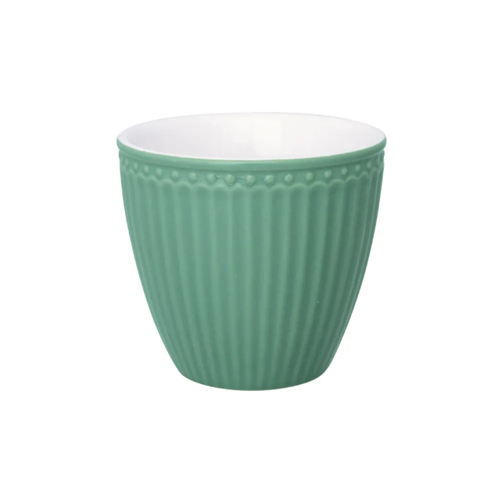 GreenGate Latte Cup Becher Alice Dusty Green