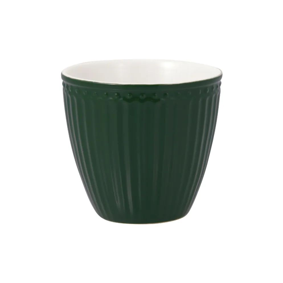 GreenGate Latte Cup Becher Alice pinewood green