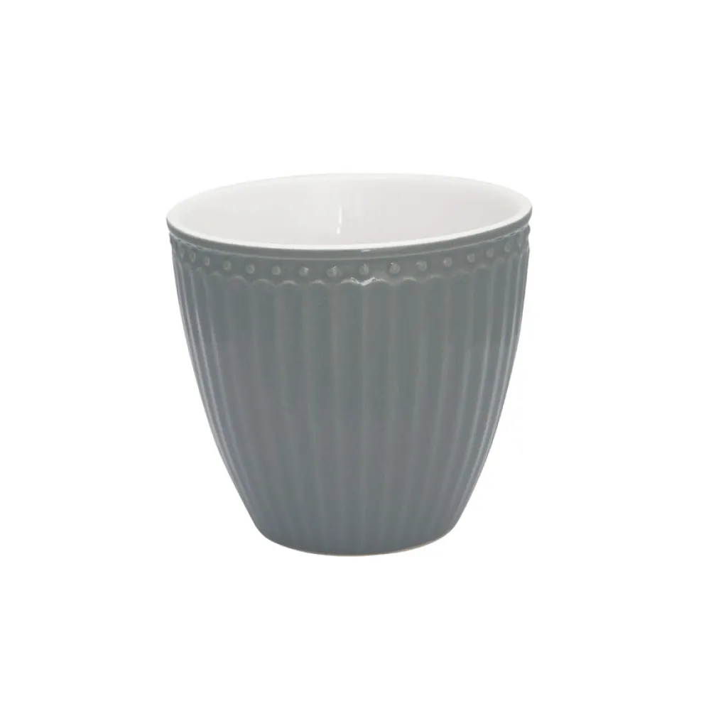 GreenGate Latte Cup Becher Alice Stone Grey