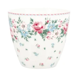 GreenGate Latte Cup Becher Clara white