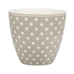 GreenGate Latte Cup Becher Dotty beige