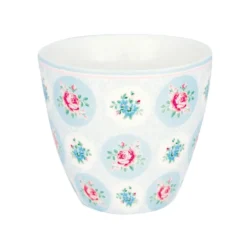 GreenGate Latte Cup Becher Elle pale blue