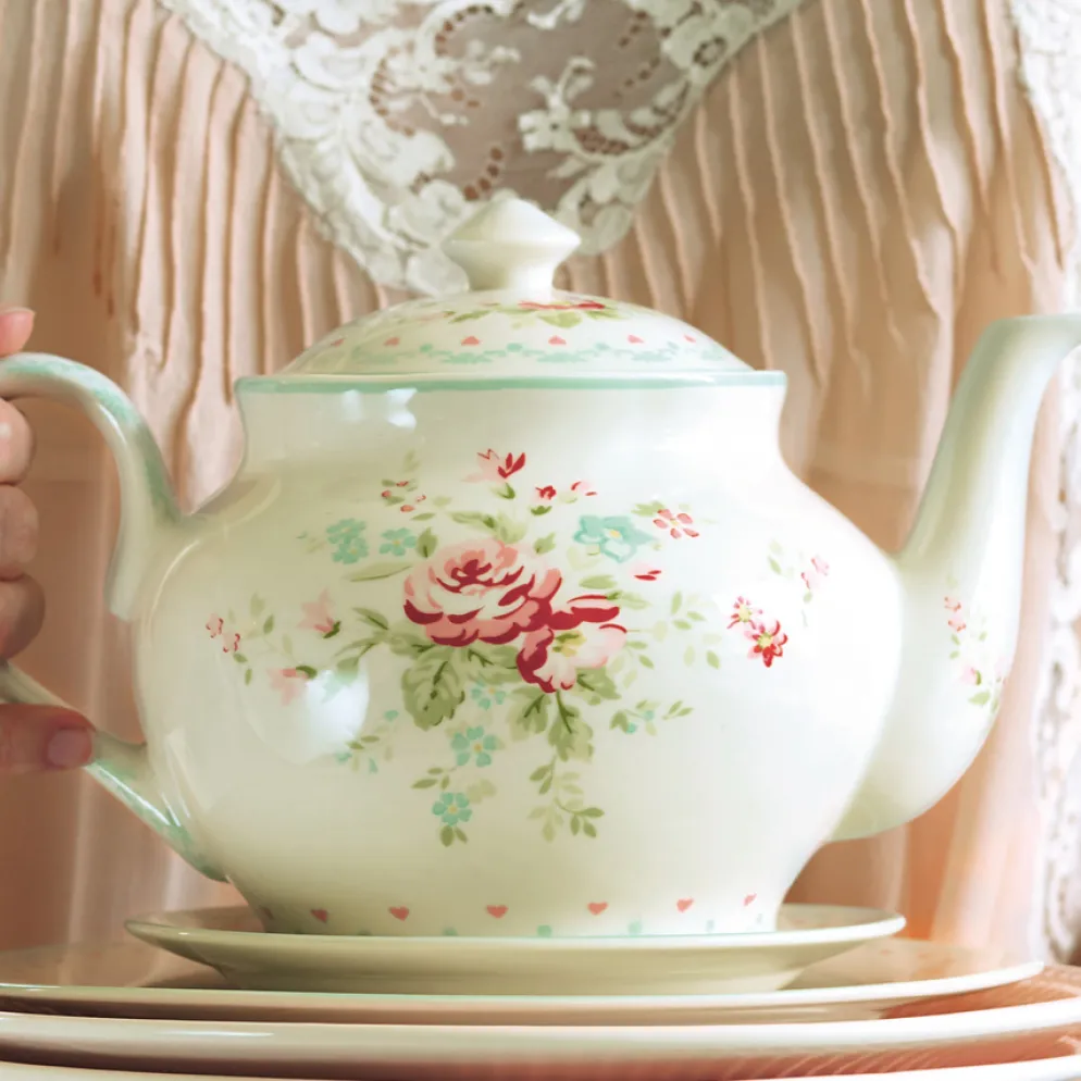 GreenGate Porzellan Teller Alice Pale Blue 23 cm