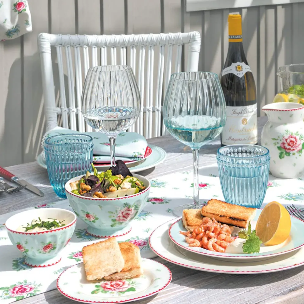 GreenGate Schale French Bowl XL Alivia pale blue