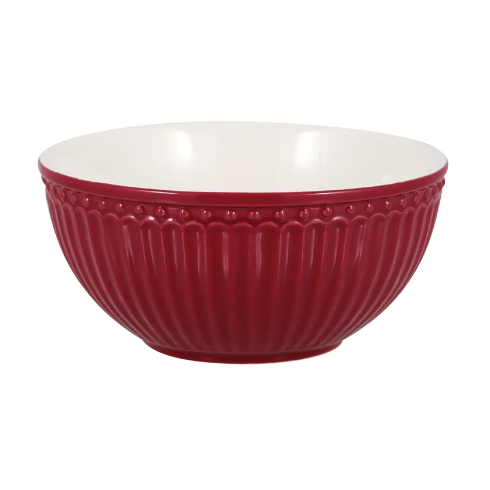 GreenGate Schüssel Alice claret red