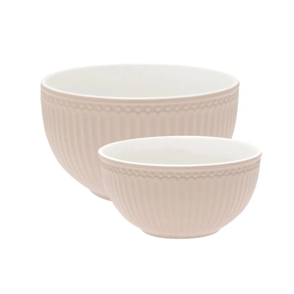 GreenGate Servierschüssel Alice Creamy Fudge 2er-Set