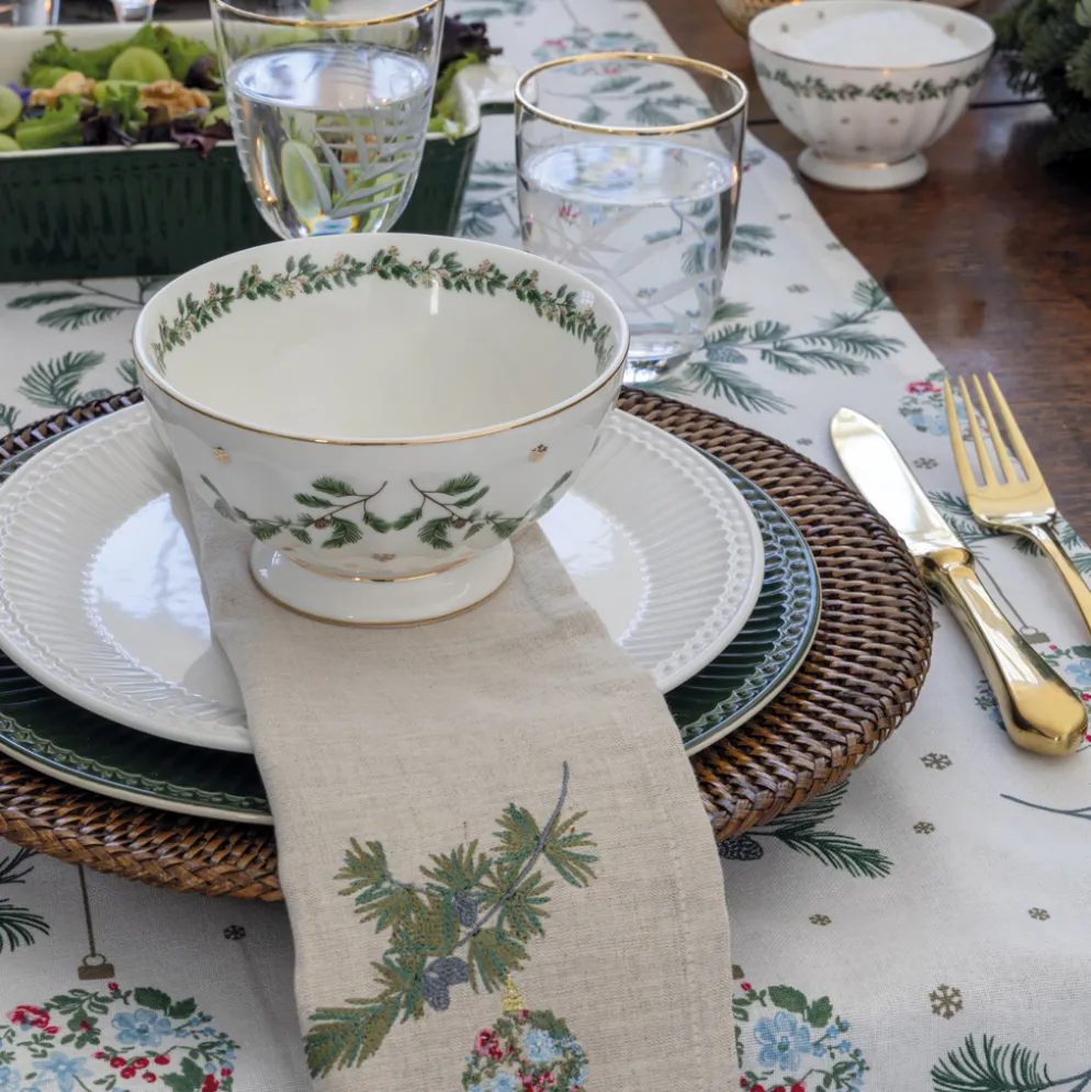 GreenGate Servierteller Baum Joelle white 22 cm