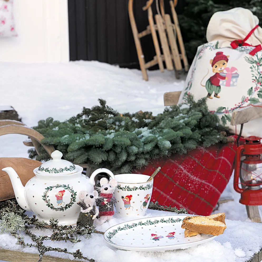 GreenGate Servierteller Joanni white 24 cm