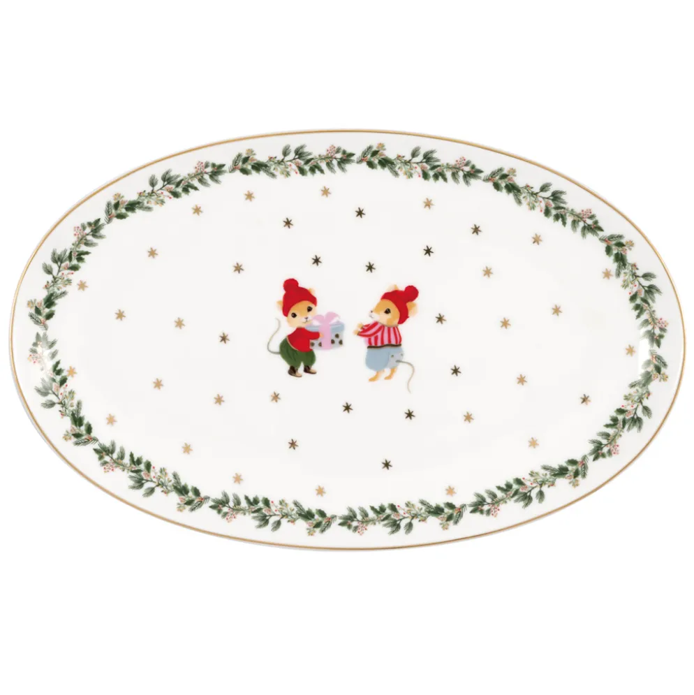 GreenGate Servierteller Joanni white 24 cm