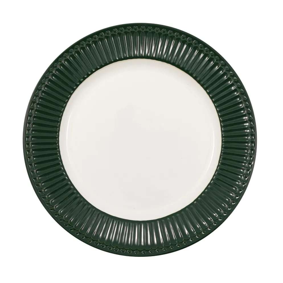 GreenGate Speiseteller Alice pinewood green 26,5 cm