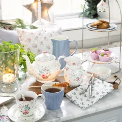 GreenGate Stoffserviette Celia white
