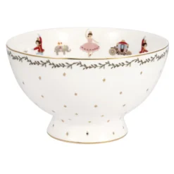 GreenGate Suppenschüssel Royal christmas white