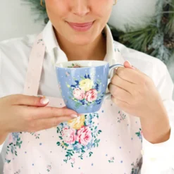 GreenGate Tasse Laura dusty blue
